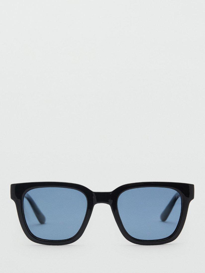 Product image 1 of 4, which shows Mango Bosco Sunglasses, Black