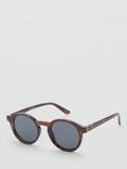Mango Justin Sunglasses, Brown/Grey