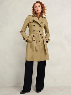 Hobbs Petite Skylar Trench Coat, Tan