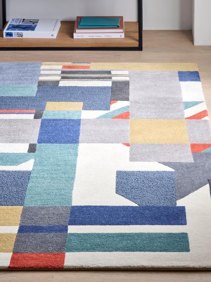 John Lewis Kastrup Hand Tufted Pure Wool Rug - view 2, Red/Multi