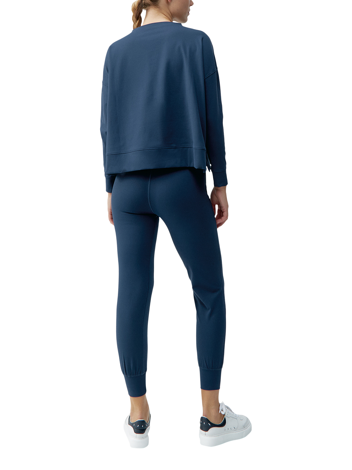 Product image 6 of 6, which shows Born Living Yoga Daba Sweatshirt, Sailor Blue, XS