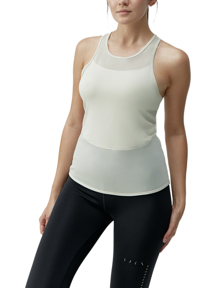 Born Living Yoga Kiava Tank Top, Stone, Stone