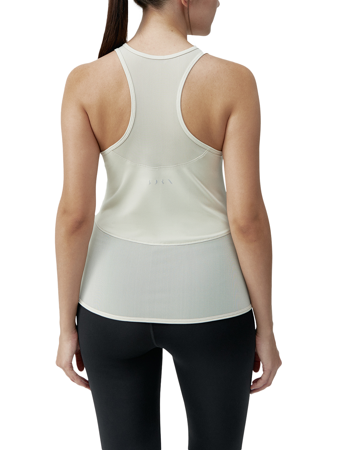 Product image 2 of 5, which shows Born Living Yoga Kiava Tank Top, Stone, S