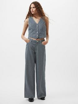 French Connection Everett Stripe Jeans, Blue/Multi - view 2, Blue/Multi