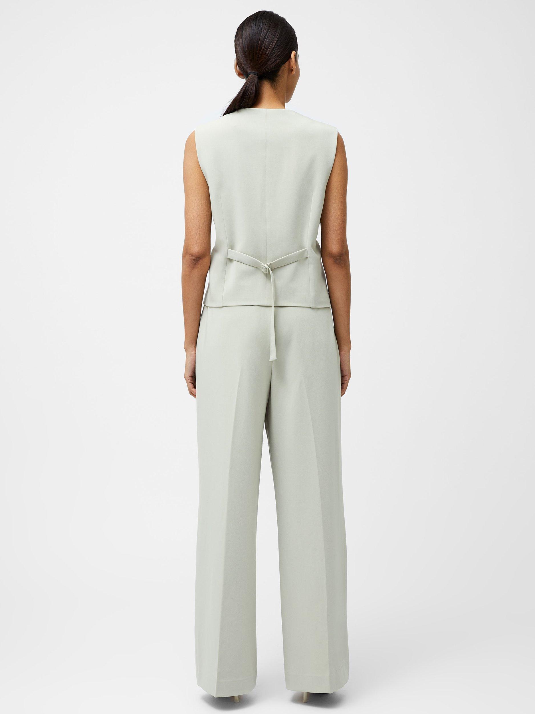 Product image 4 of 5, which shows French Connection Angie Tailored Waistcoat, Pistachio Green, 8