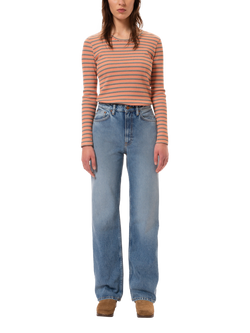 Nudie Jeans Eileen Pure Organic Cotton Jeans, Light Blue, Light Blue