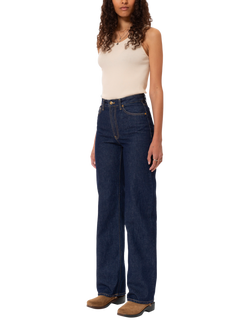 Nudie Jeans Eileen Pure Organic Cotton Jeans, Navy, Navy