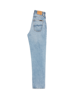 Nudie Jeans Lofty Pure Organic Cotton Jeans, Light Blue - view 2, Light Blue
