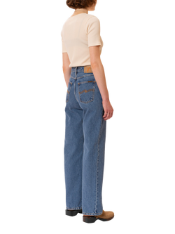 Nudie Jeans Eileen Pure Organic Cotton Jeans, Blue - view 2, Blue