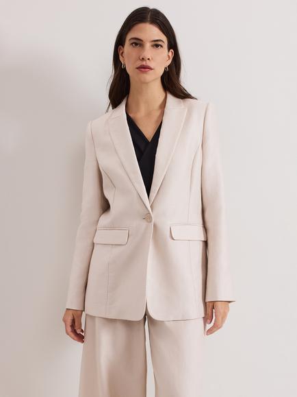 Phase Eight Amble Blazer, Taupe, Taupe
