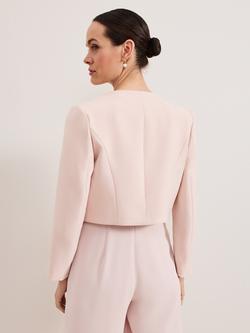 Phase Eight Emma Cropped Jacket - view 2, Cameo