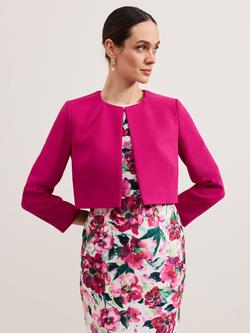 Phase Eight Phoebe Cropped Jacket, Pink