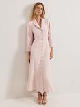 Phase Eight Paloma Tuxedo Midi Dress, Cameo Pink