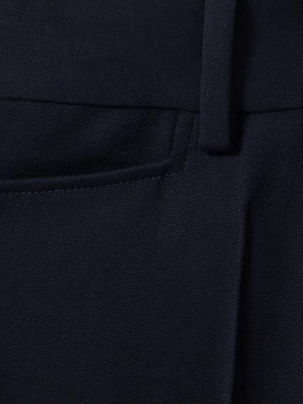 Reiss Petite Gabi Flared Trousers - view 2, Navy