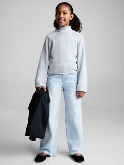 Mango Kids' Bailey Jumper, Pastel Blue - view 2, Pastel Blue