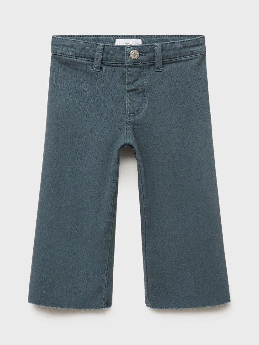 Product image 2 of 5, which shows Mango Kids' Seamless Straight Leg Jeans, Dark Blue, 9-12 months