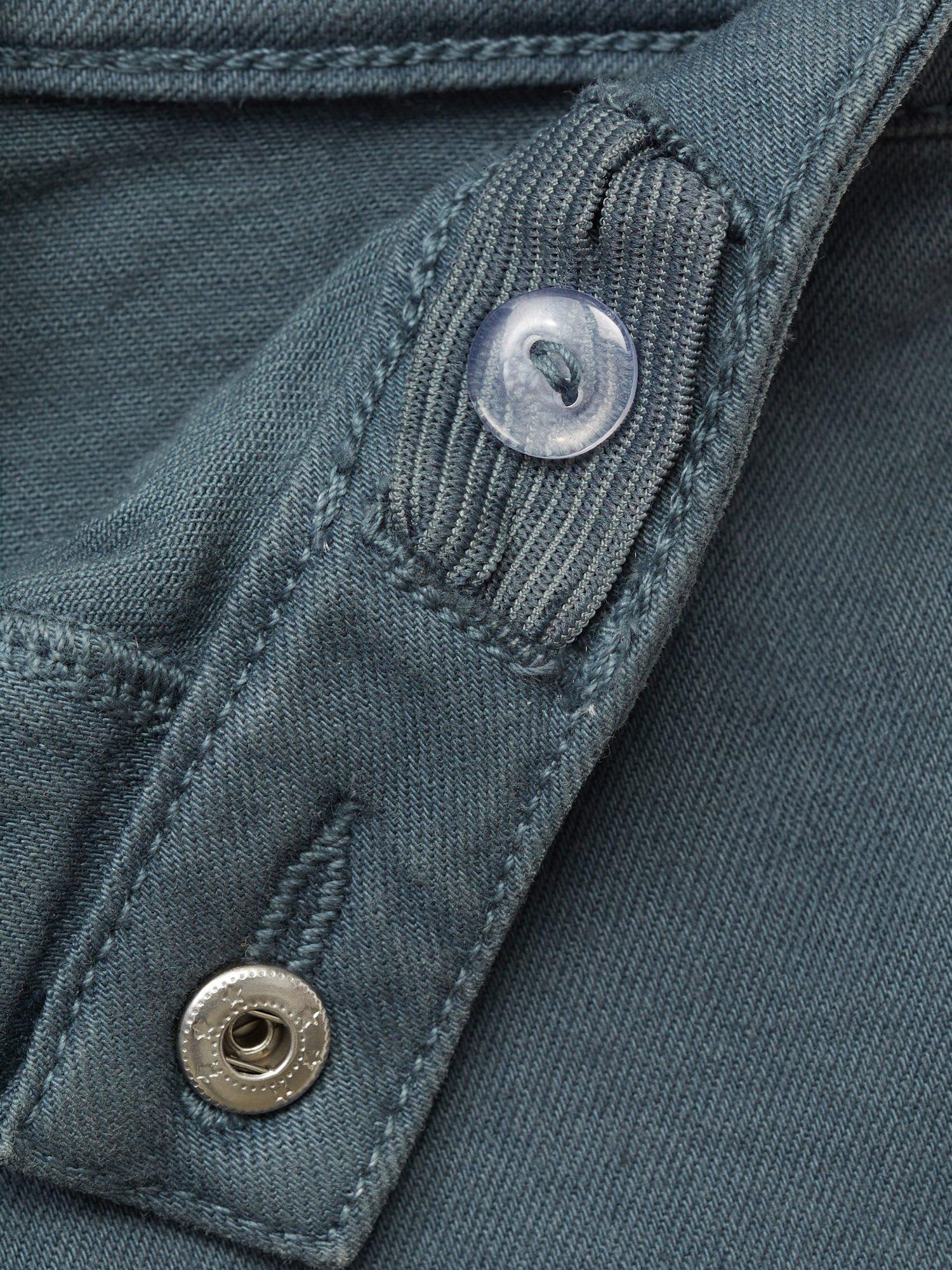 Product image 4 of 5, which shows Mango Kids' Seamless Straight Leg Jeans, Dark Blue, 9-12 months