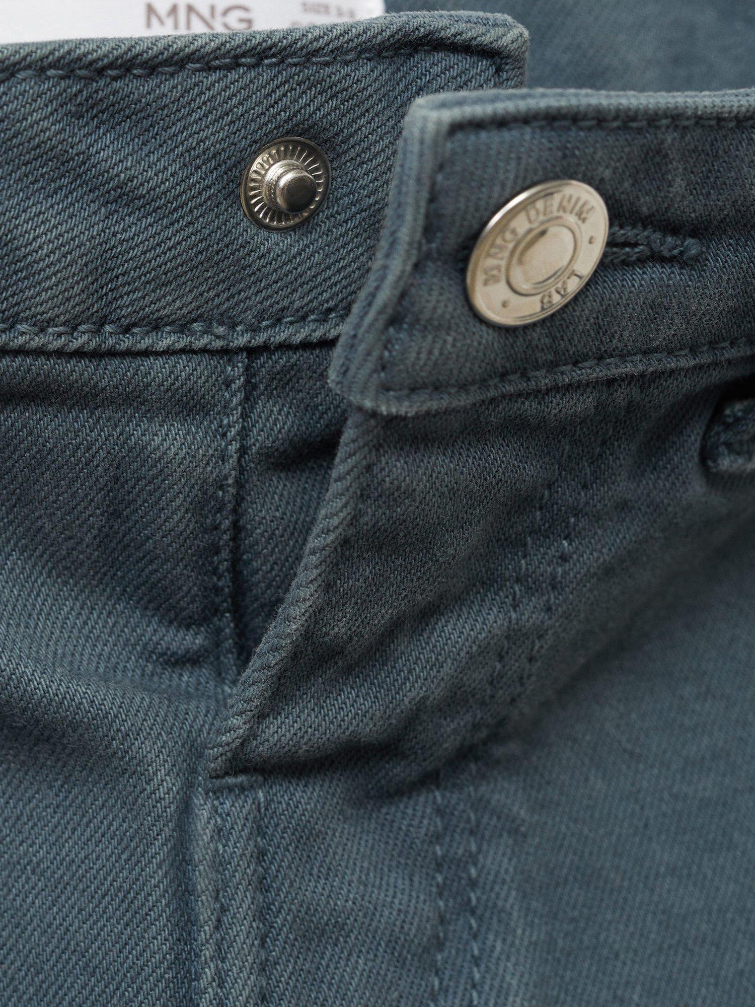 Product image 5 of 5, which shows Mango Kids' Seamless Straight Leg Jeans, Dark Blue, 9-12 months