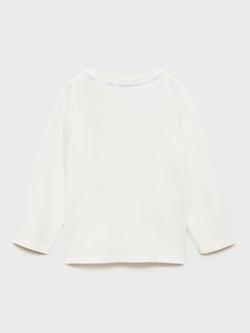 Mango Kids' Bluey Lift The Flap T-Shirt, Natural White - view 2, Natural White