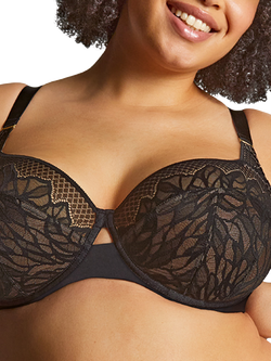 Sculptresse Sophia Lace Full Cup Bra, Black