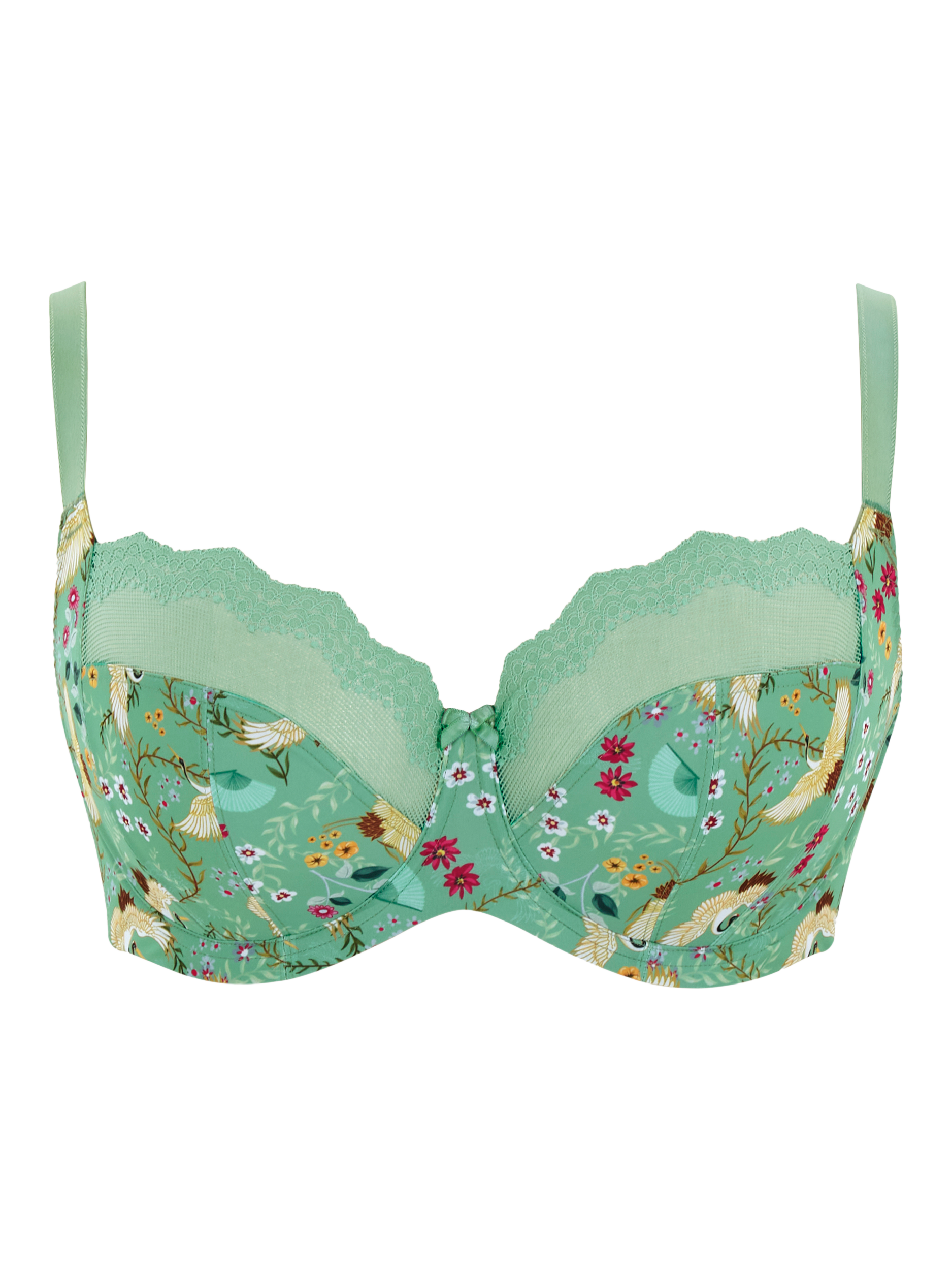 Product image 5 of 5, which shows Sculptresse Esme Balcony Bra, Wonderland, 34E