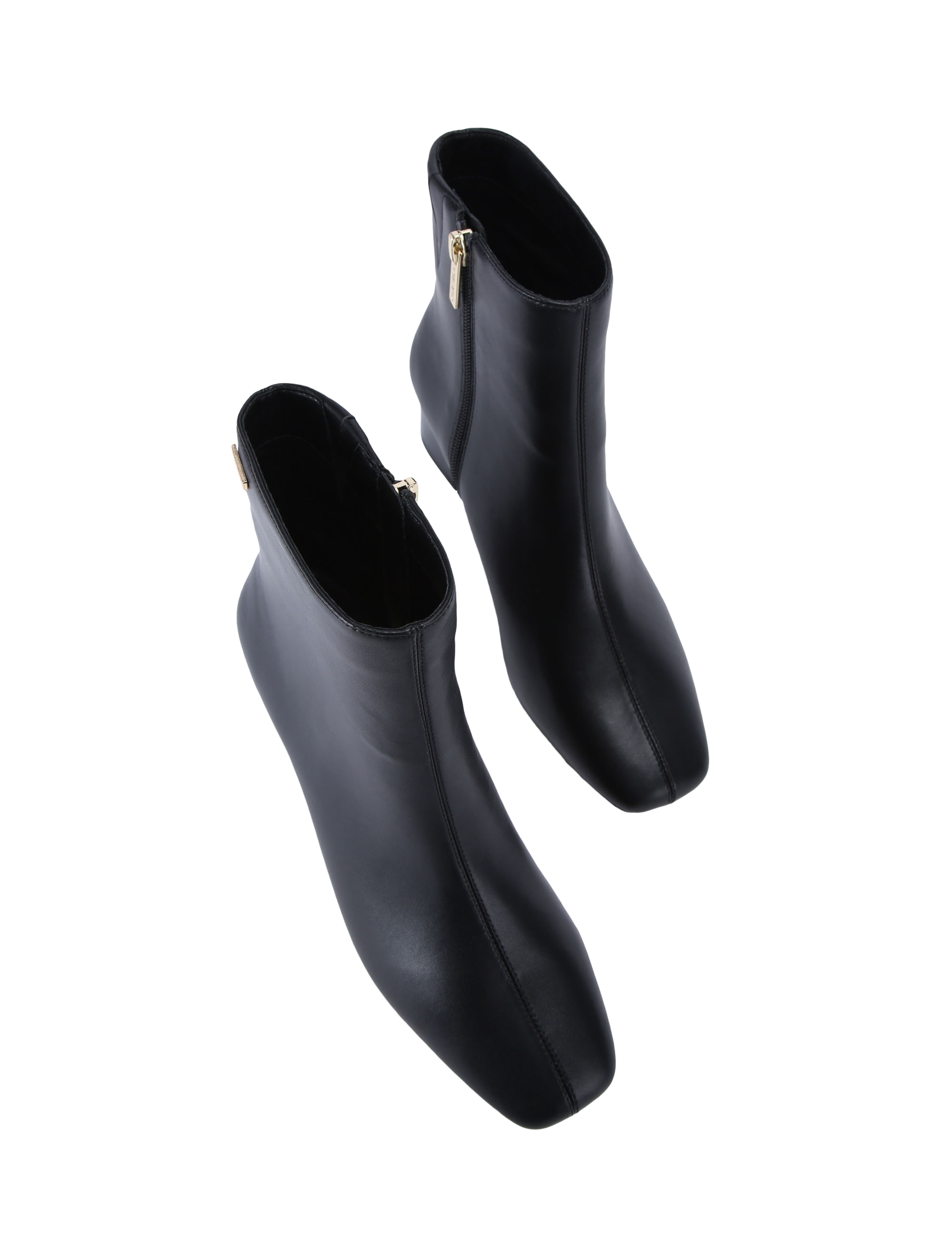 Product image 3 of 6, which shows Carvela Cleo Block Heel Ankle Boots, Black, 3