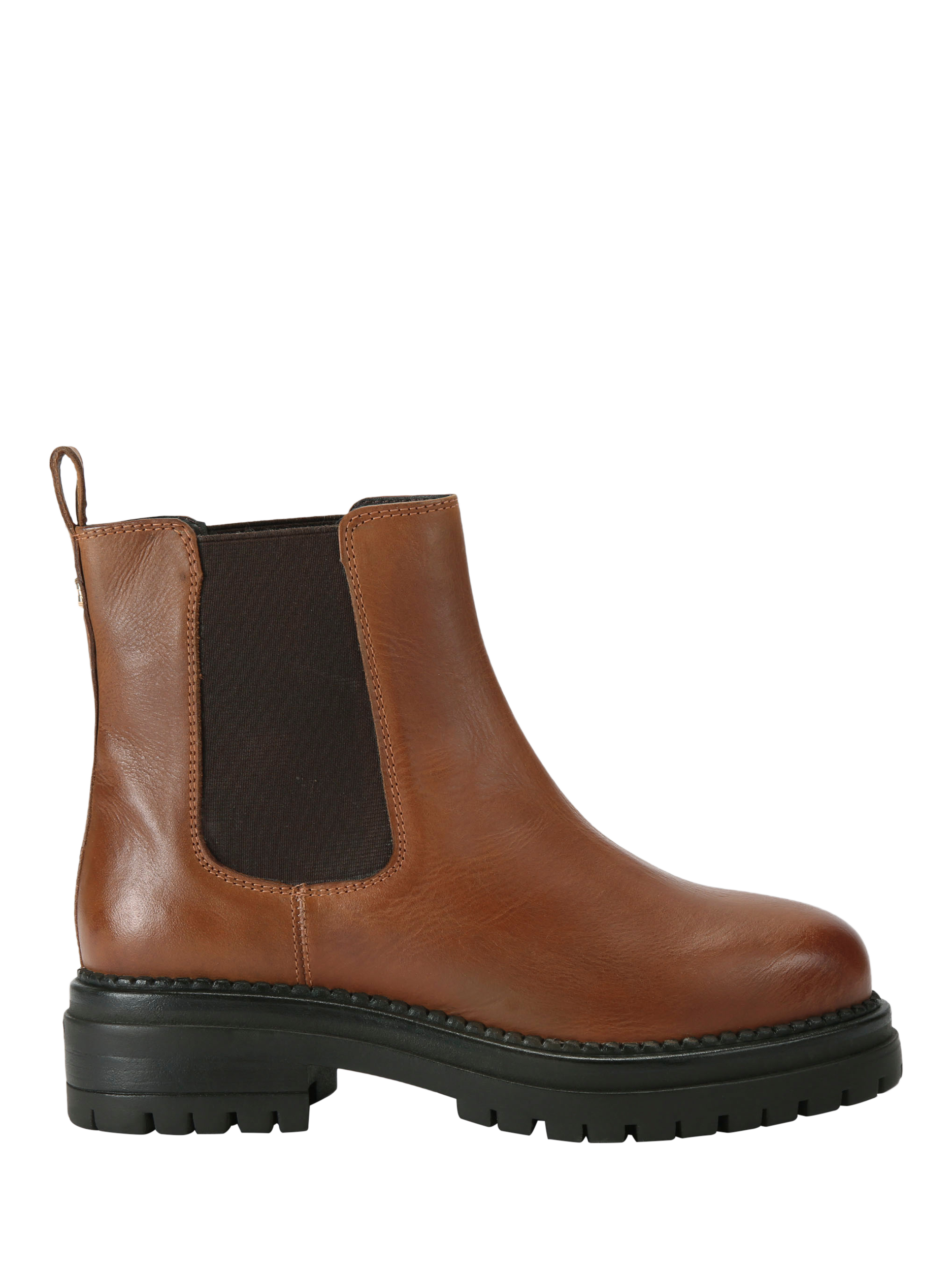 Product image 1 of 5, which shows Carvela Headline Leather Ankle Boots, Brown Tan, 3