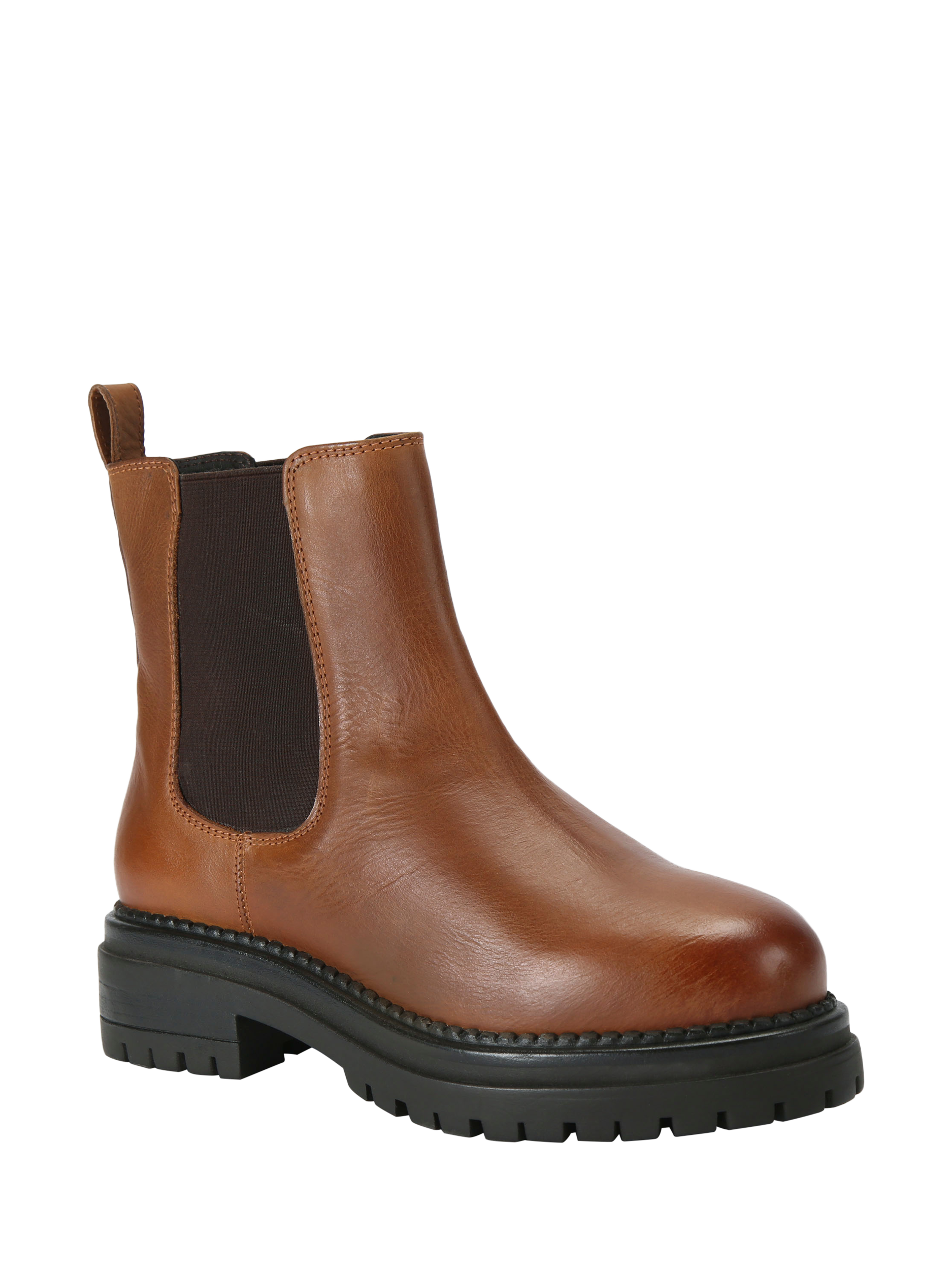 Product image 3 of 5, which shows Carvela Headline Leather Ankle Boots, Brown Tan, 3