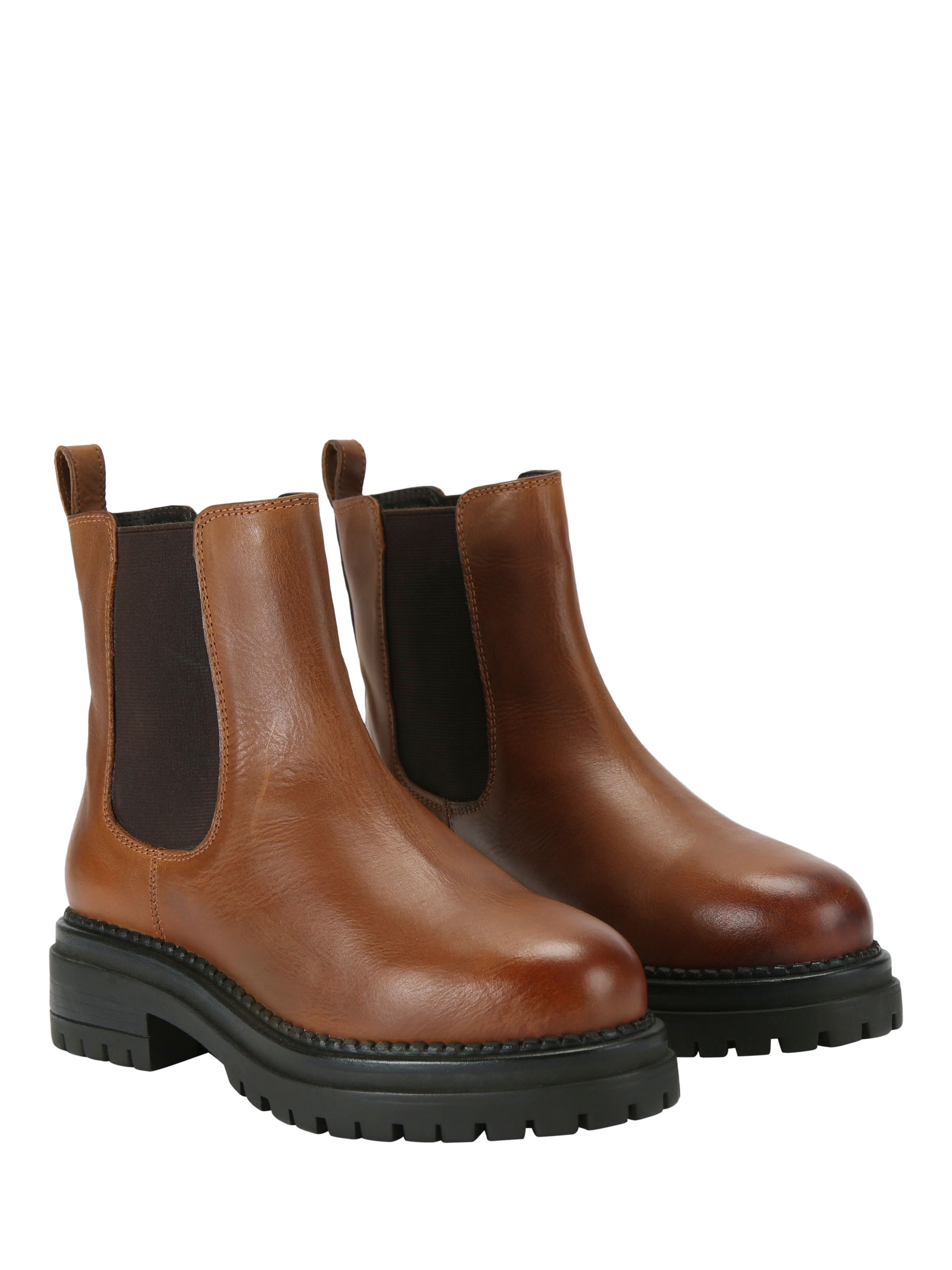 Product image 5 of 5, which shows Carvela Headline Leather Ankle Boots, Brown Tan, 3