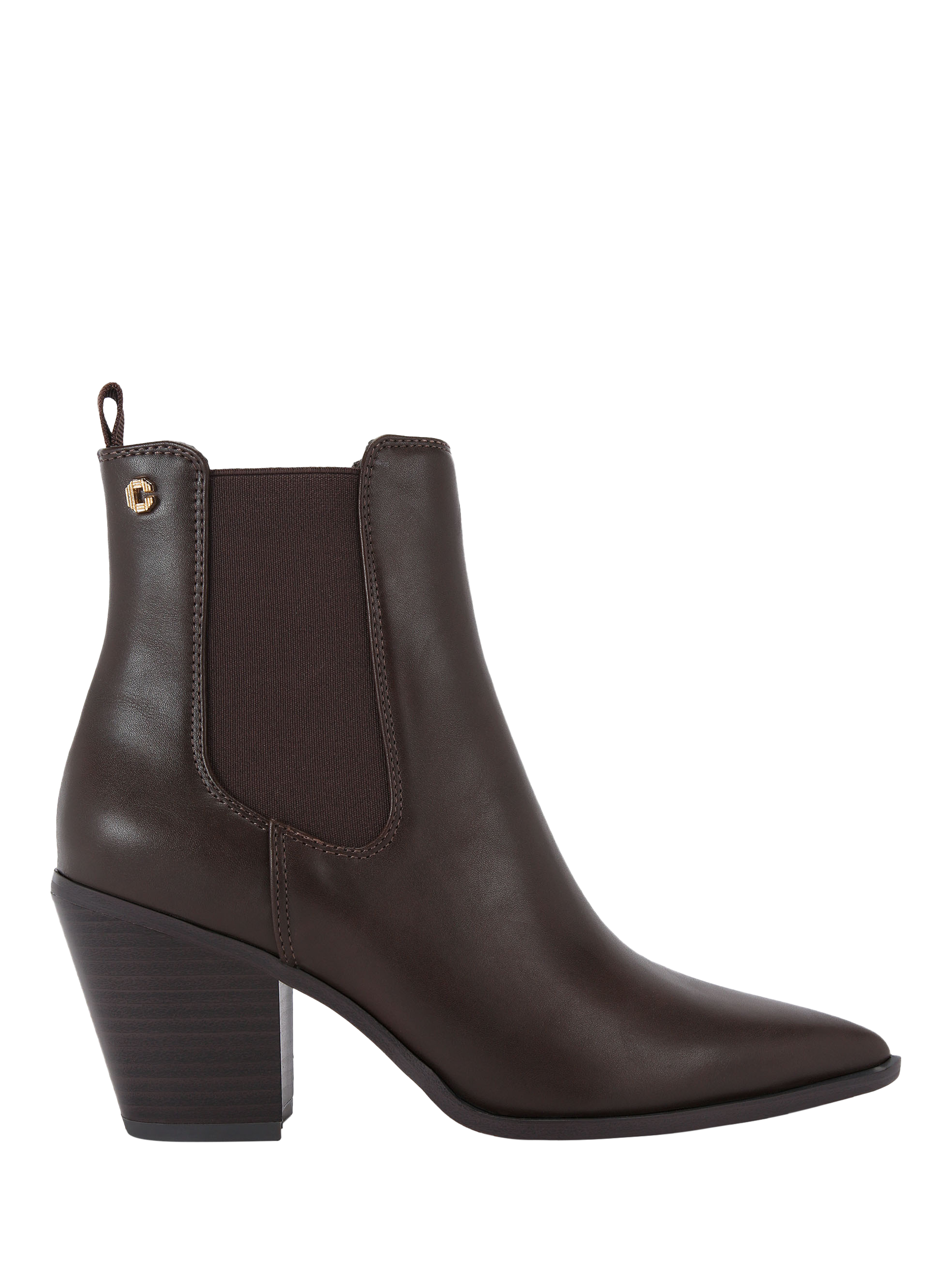Carvela Ranch Block Heel Ankle Boots, Brown