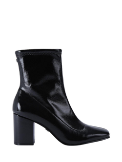 Carvela Strut Patent Ankle Boots, Black, Black