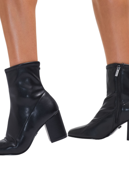 Carvela Strut Block Heel Ankle Boots, Black - view 2, Black