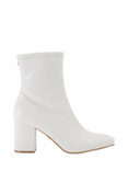 Carvela Strut Block Heel Ankle Boots, White