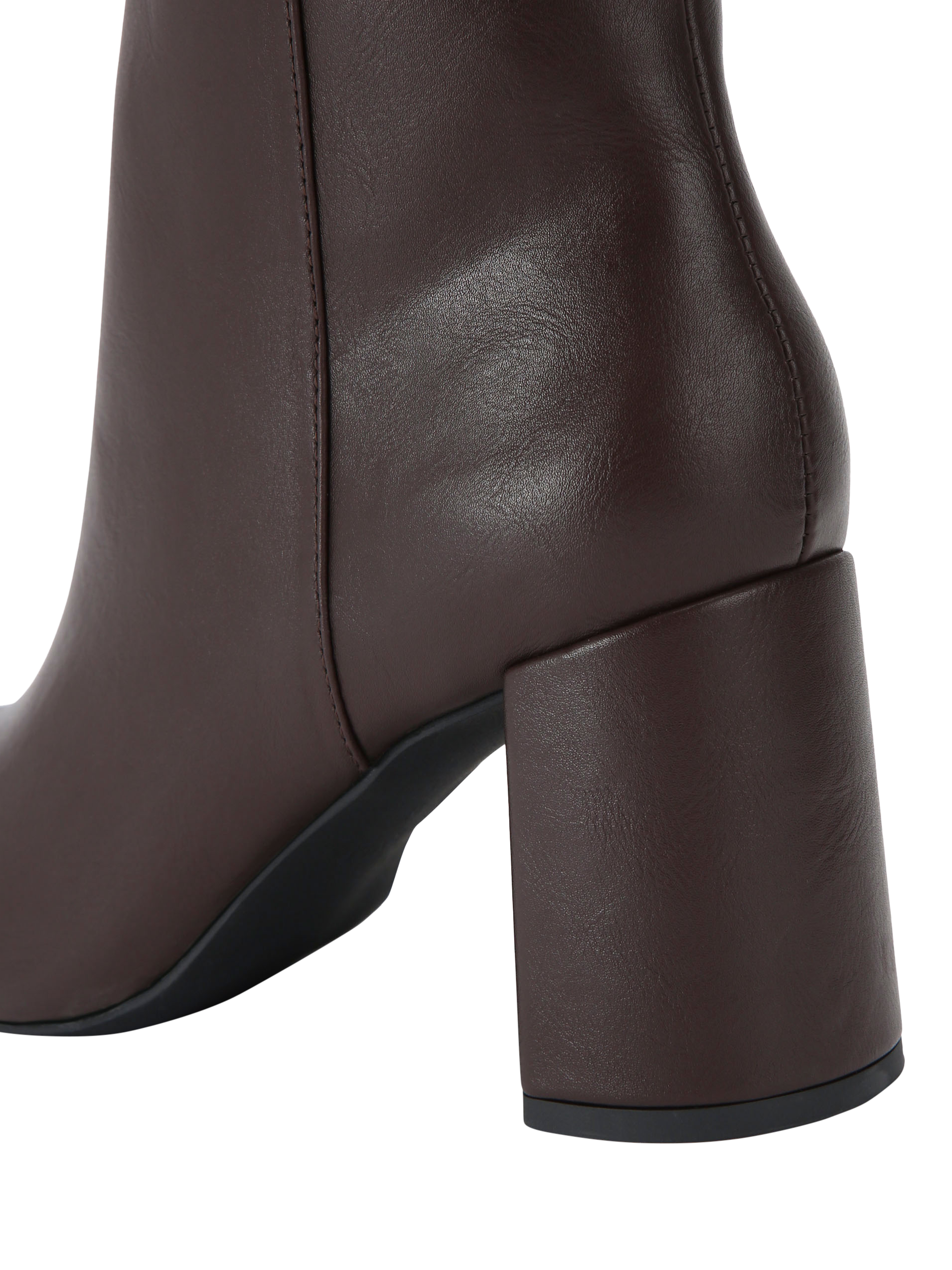 Product image 5 of 5, which shows Carvela Willow Heeled Ankle Boots, Dark Brown, 3