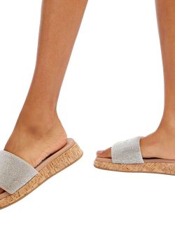 Carvela Cloud Mule Sandals - view 2, Silver