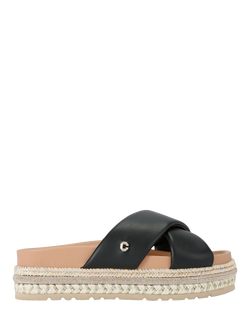 Carvela Fascino Embellished Flatforml Sandals, Black