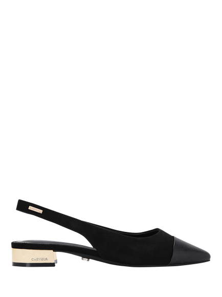 Carvela Amelia Slingback Ballerina Pumps, Black