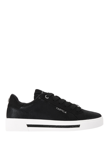 Carvela Diamond Embellished Trainers, Black, Black