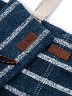 Seaspray Jumbie Stripe Beach Bag and Purse Set - view 2, Navy