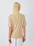 John Lewis Cotton Jersey Round Neck T-Shirt, Safari