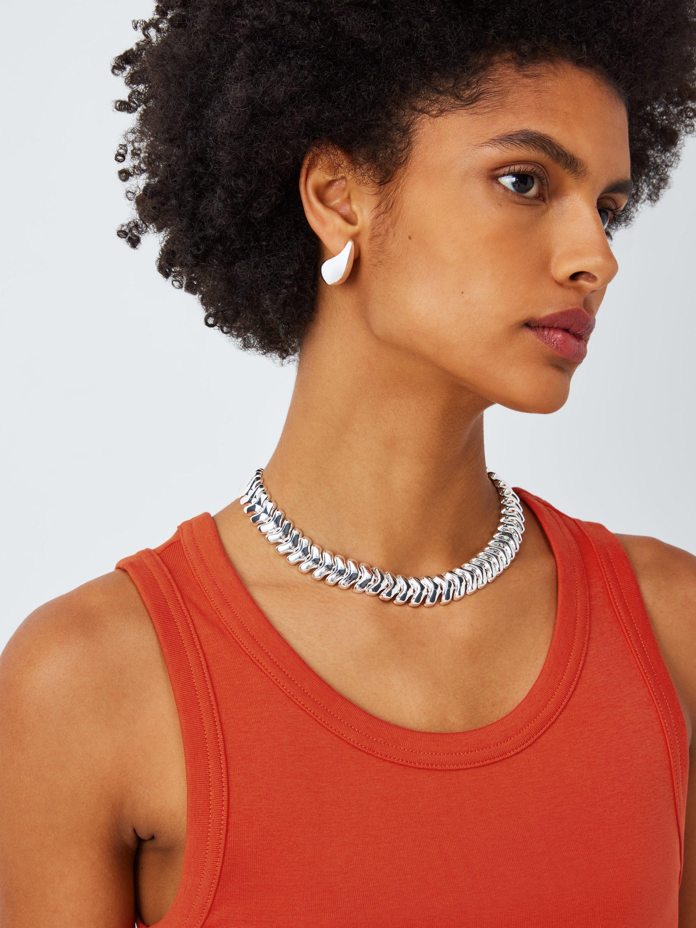 Product image 5 of 6, which shows John Lewis Organic Cotton Tank Top, Red Clay, 6