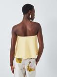 John Lewis Editions Ruffle Bandeau Knit Top, Yellow
