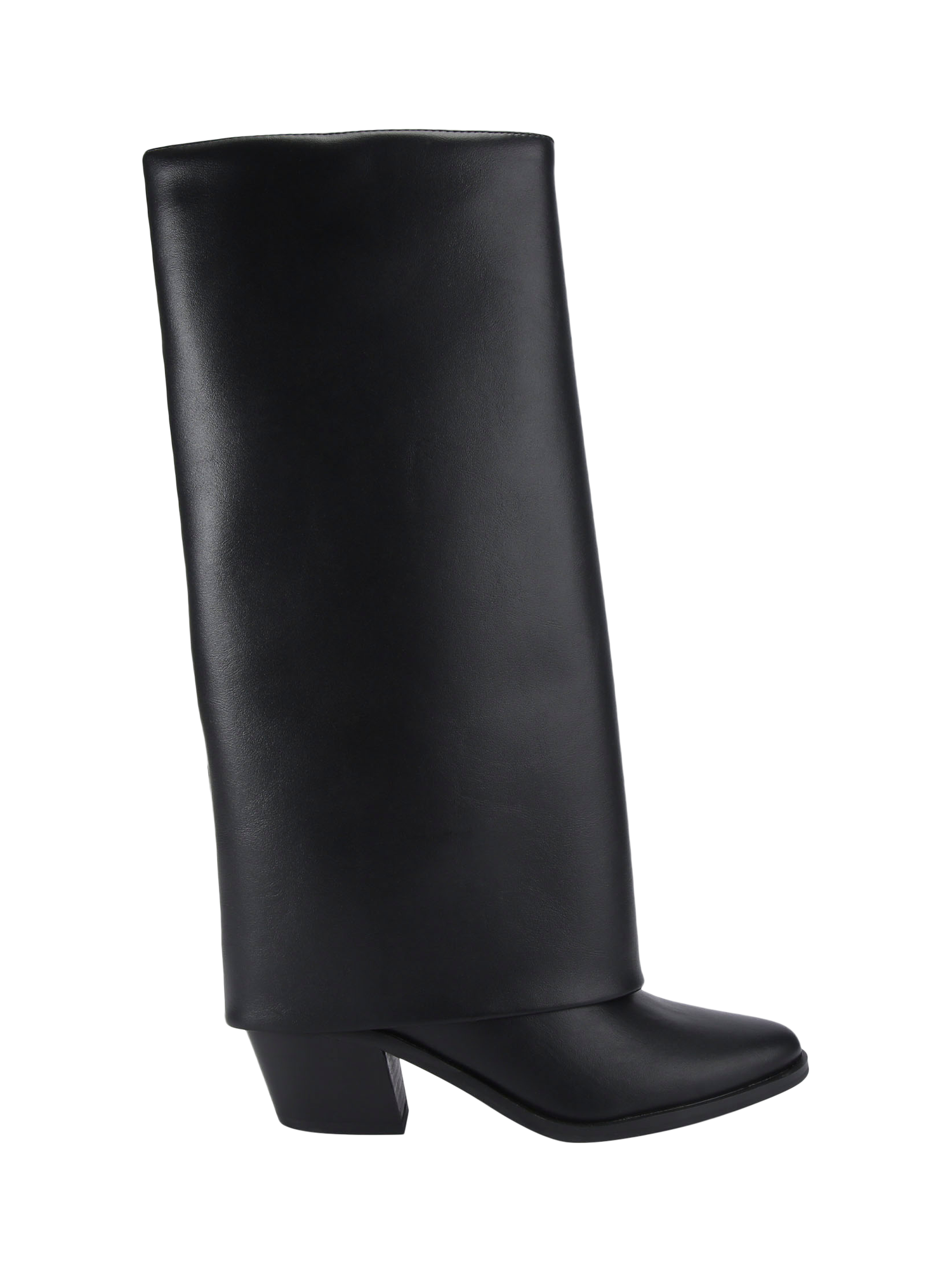 Product image 1 of 5, which shows KG Kurt Geiger Telling Knee High Calf Boots, Black, 3