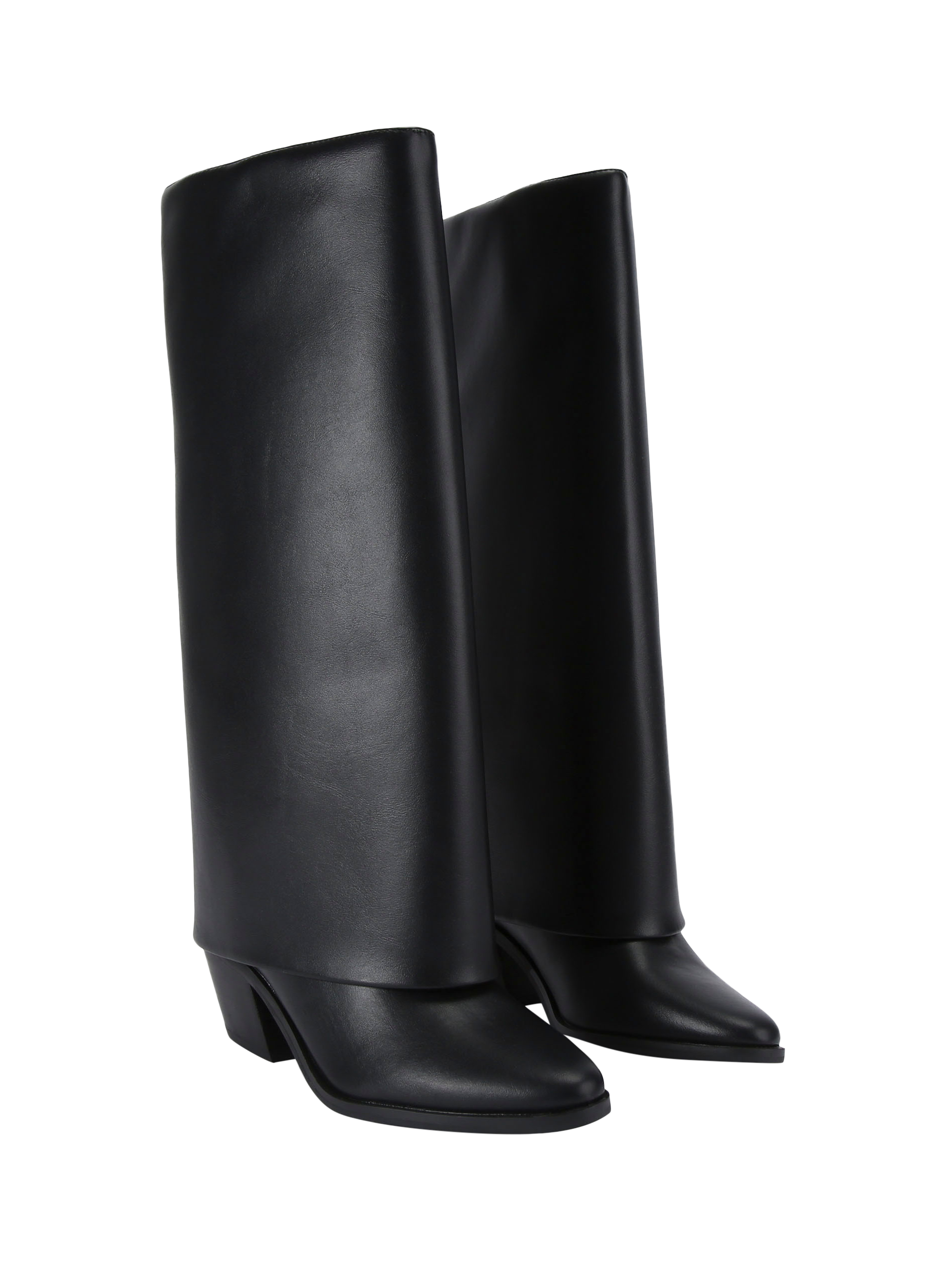 Product image 3 of 5, which shows KG Kurt Geiger Telling Knee High Calf Boots, Black, 3