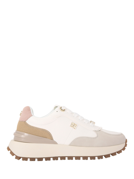 KG Kurt Geiger Louisa2 Lace Up Trainers, White Multi White, White/Multi