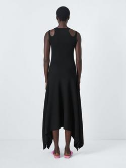 John Lewis x A.W.A.K.E. MODE Rib Knit High-Low Hem Tank Dress, Black - view 2, Black