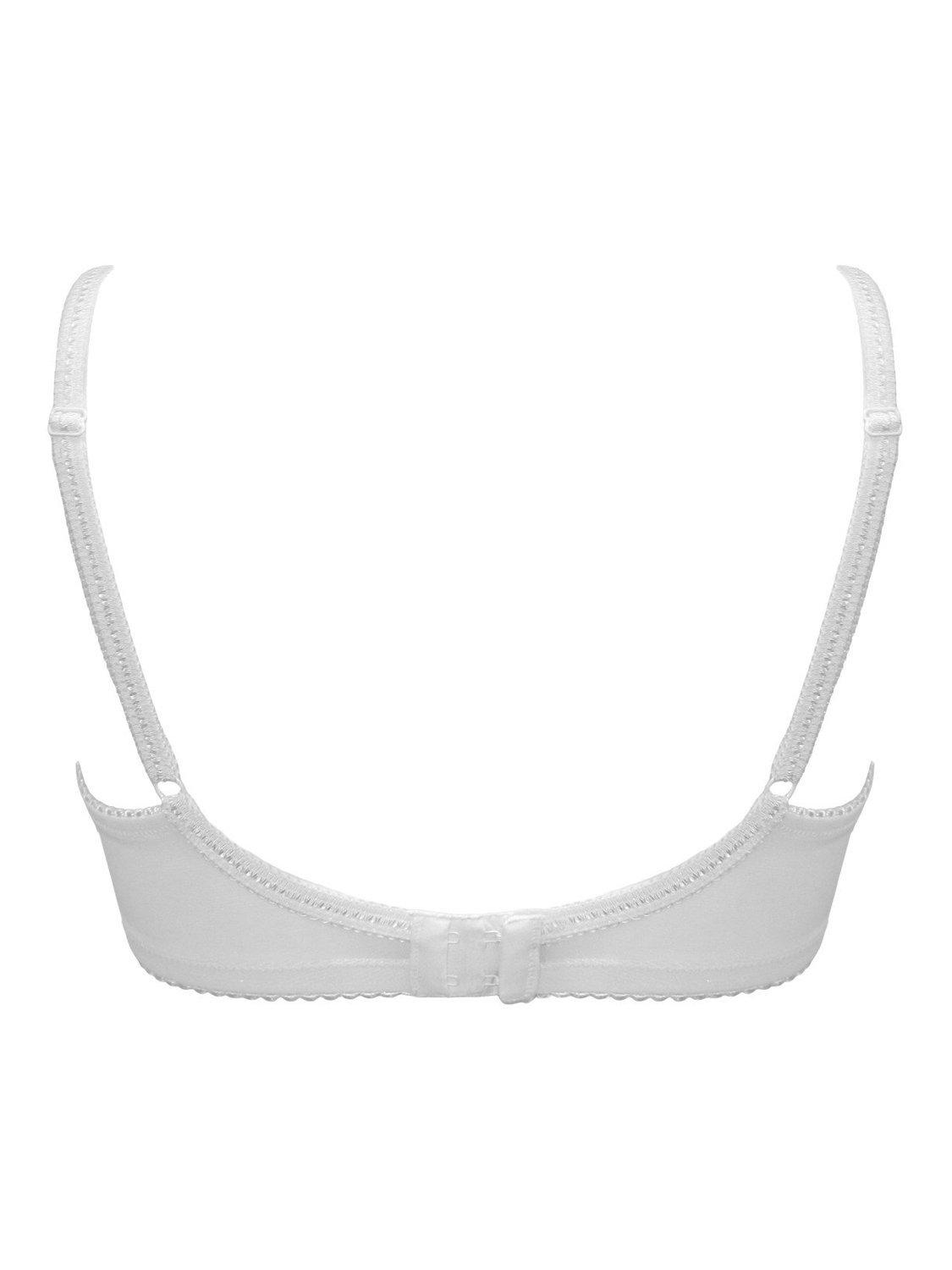 Product image 6 of 6, which shows Pour Moi St Tropez Full Cup Bra, White/Pink/Purple, 32DD