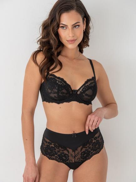Pour Moi Fleur Shorty Knickers, Black