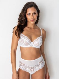 Pour Moi Fleur Non-Padded Underwired Balconette Bra - view 2, White