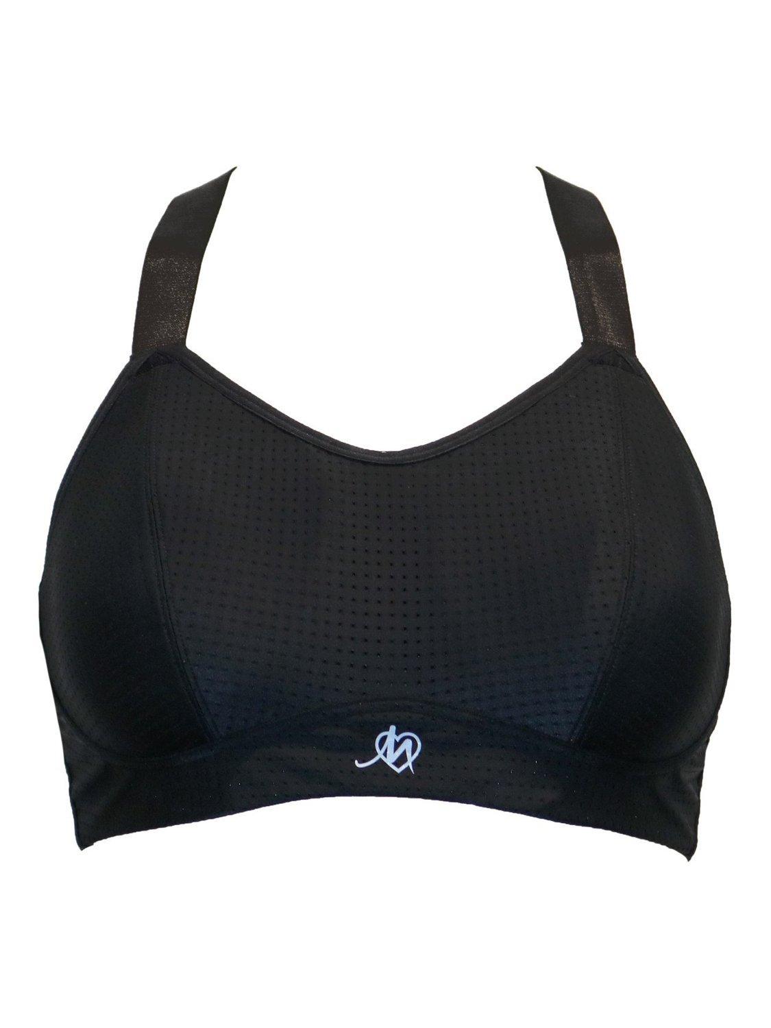 Product image 4 of 5, which shows Pour Moi Energy Sports Bra, Black, 32C